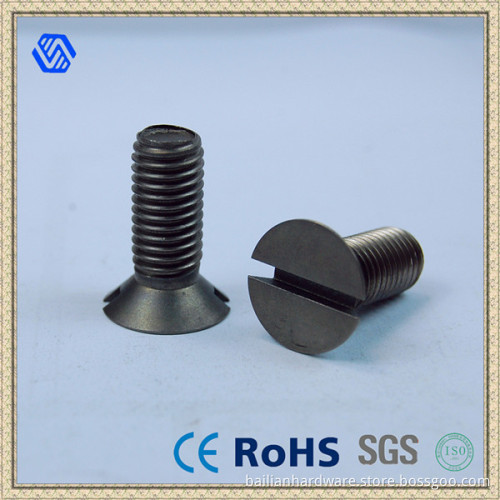 Titanium Slotted Countersunk Head Screw (BL-5016)